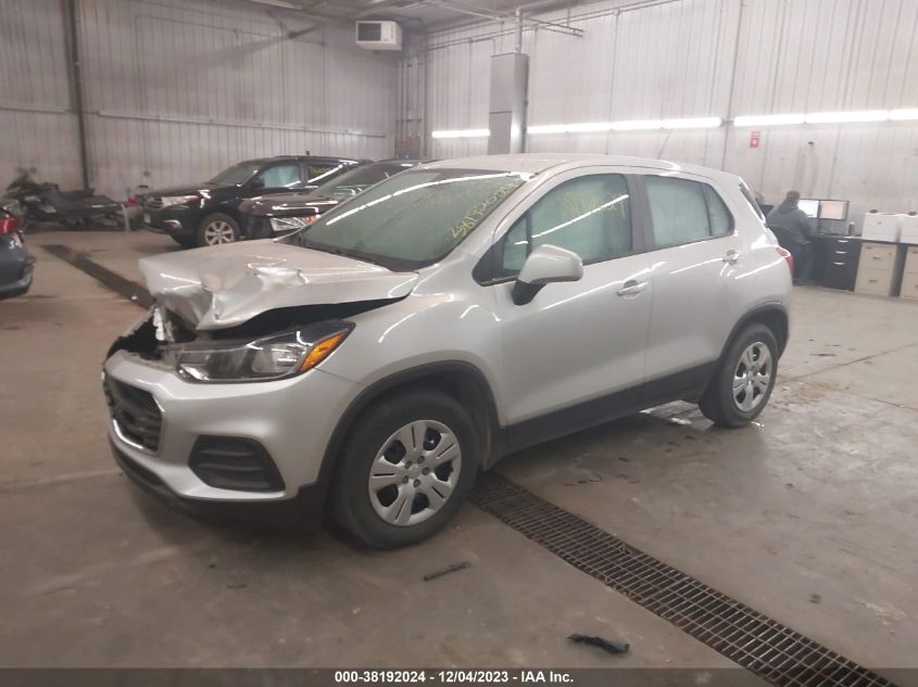 2017 CHEVROLET TRAX LS - KL7CJKSB6HB145996
