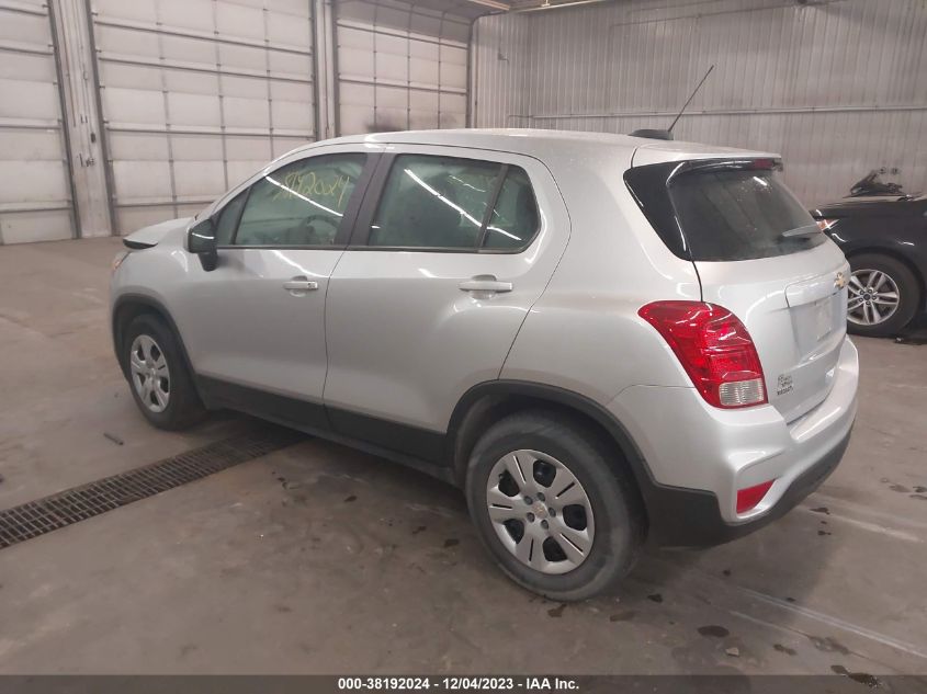 2017 CHEVROLET TRAX LS - KL7CJKSB6HB145996