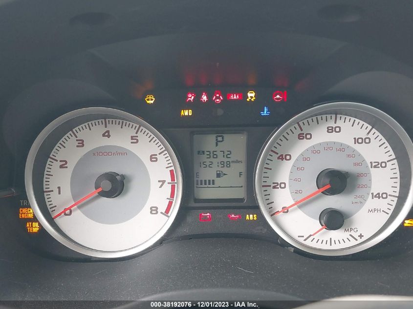 2013 SUBARU IMPREZA 2.0I - JF1GJAA63DH030904