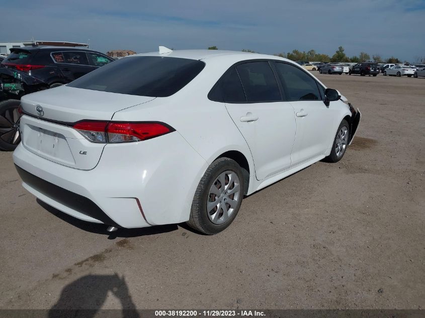 2020 TOYOTA COROLLA LE - JTDEPRAE8LJ026134