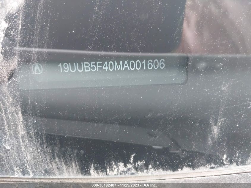 2021 ACURA TLX TECHNOLOGY - 19UUB5F40MA001606