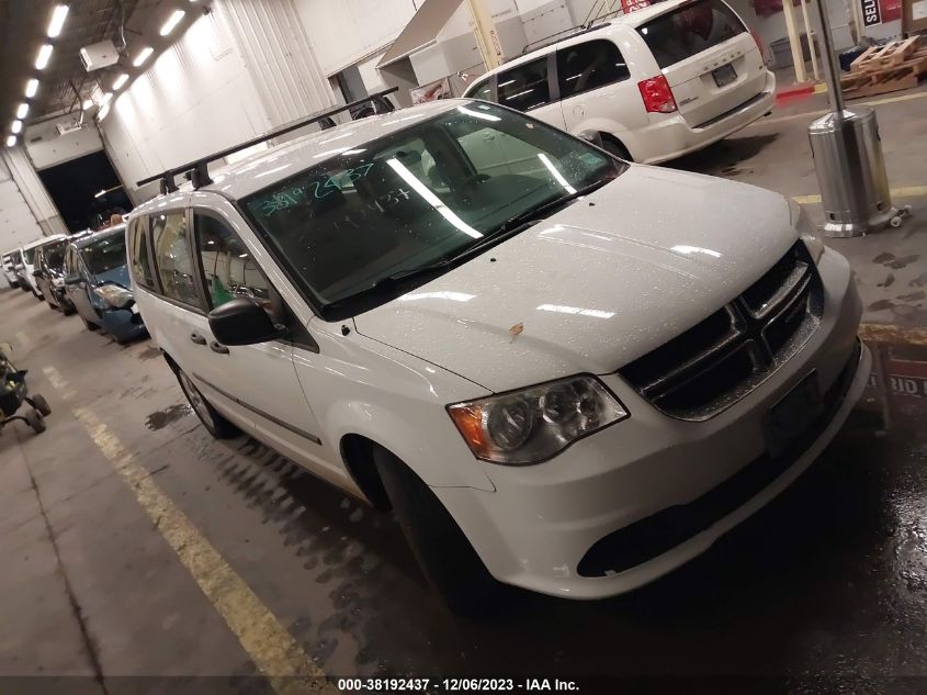 2014 DODGE GRAND CARAVAN SE - 2C4RDGBG5ER163514