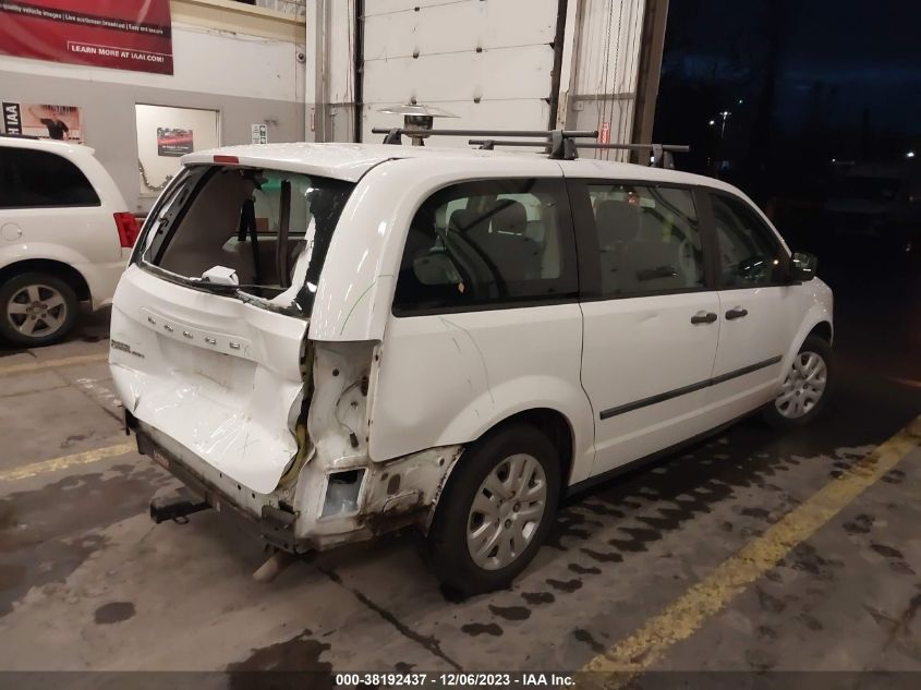 2014 DODGE GRAND CARAVAN SE - 2C4RDGBG5ER163514