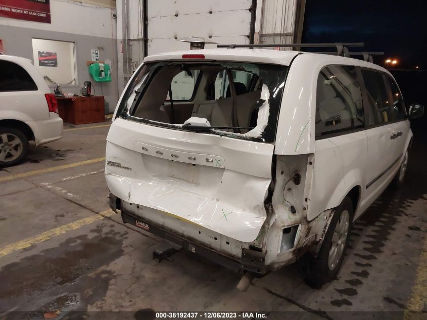 2014 DODGE GRAND CARAVAN SE - 2C4RDGBG5ER163514