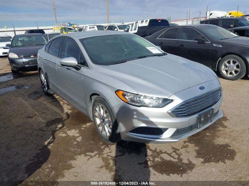 2017 FORD FUSION SE - 3FA6P0H76HR167939