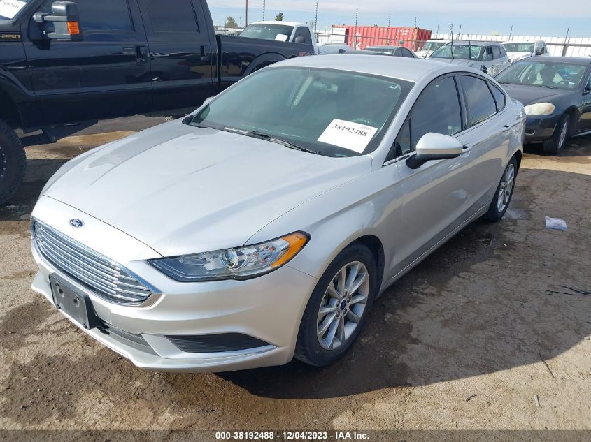 2017 FORD FUSION SE - 3FA6P0H76HR167939