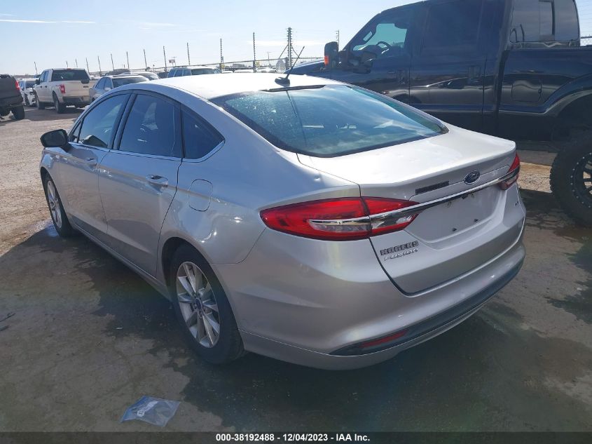 2017 FORD FUSION SE - 3FA6P0H76HR167939