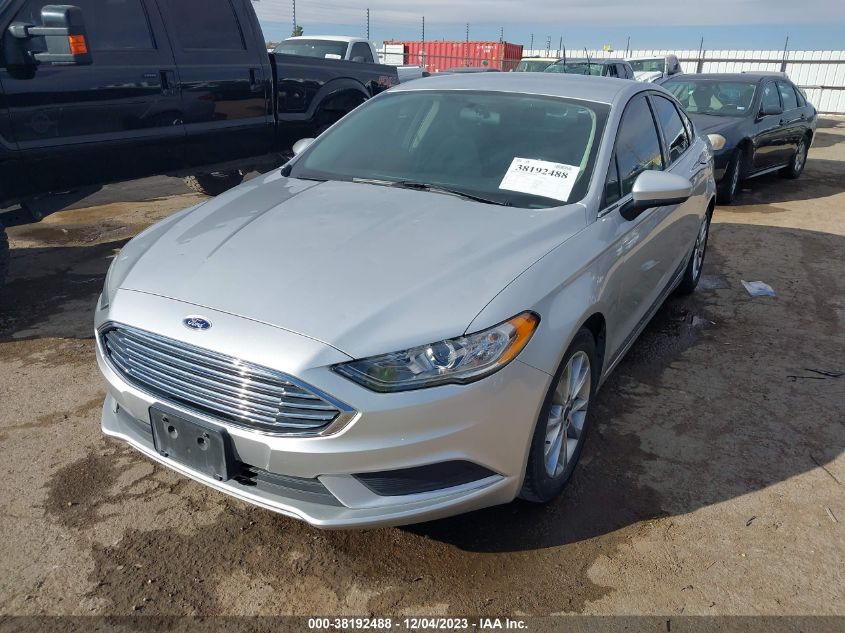 2017 FORD FUSION SE - 3FA6P0H76HR167939