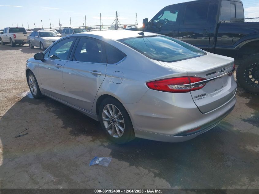 2017 FORD FUSION SE - 3FA6P0H76HR167939