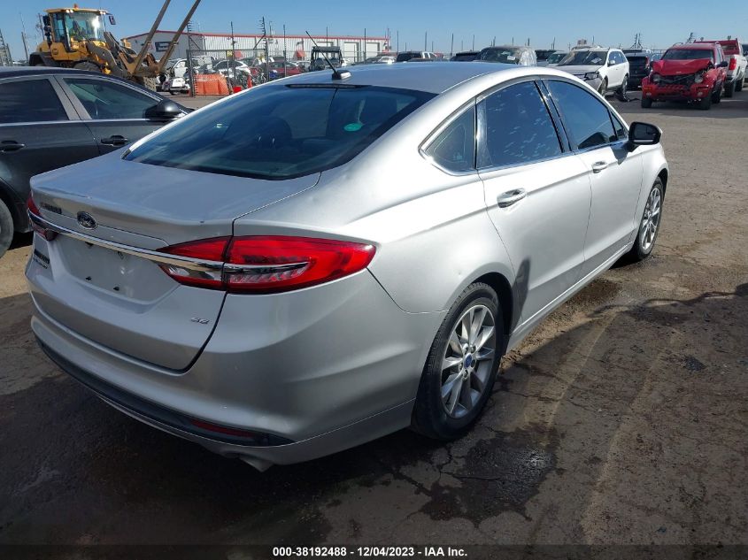 2017 FORD FUSION SE - 3FA6P0H76HR167939