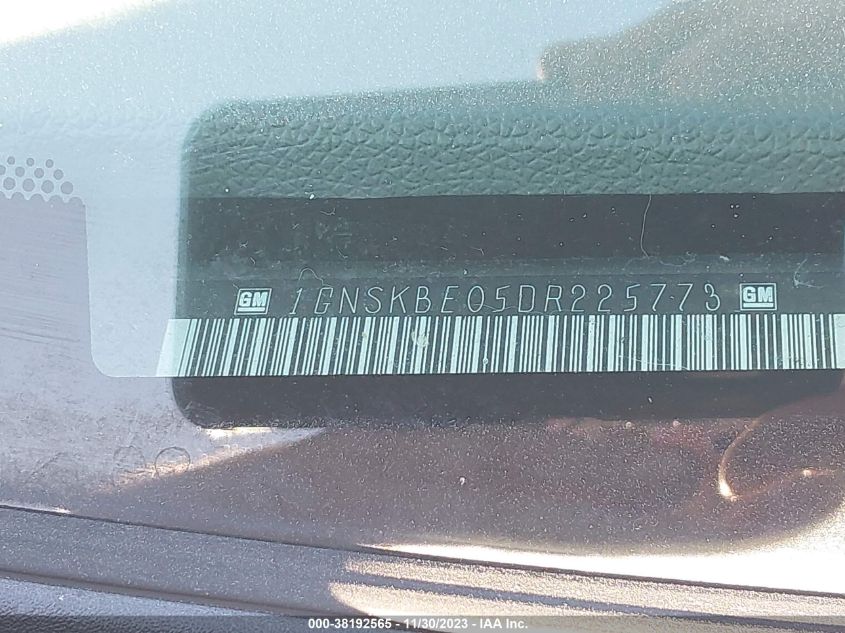 2013 CHEVROLET TAHOE K1500 LT - 1GNSKBE05DR225773