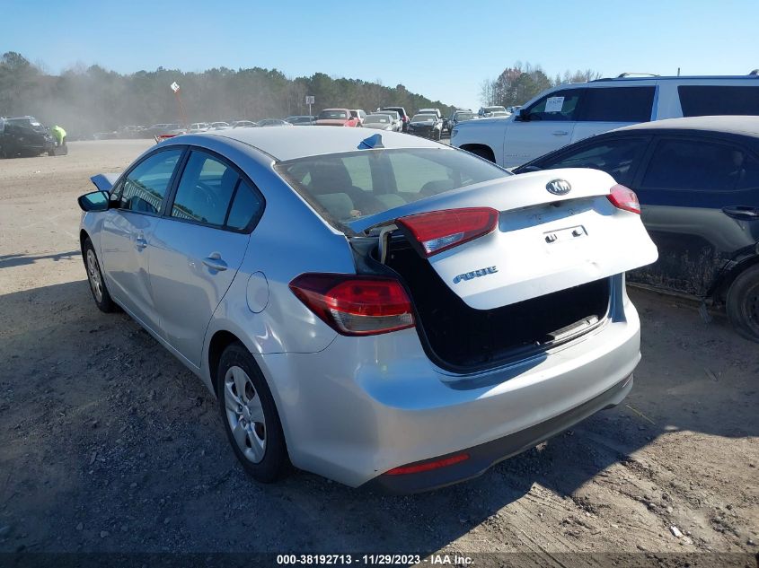 2017 KIA FORTE LX/S - 3KPFL4A73HE101718