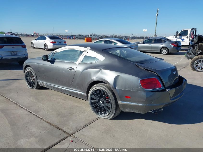 2014 BENTLEY CONTINENTAL GT V8 SCBFT7ZA9EC087279