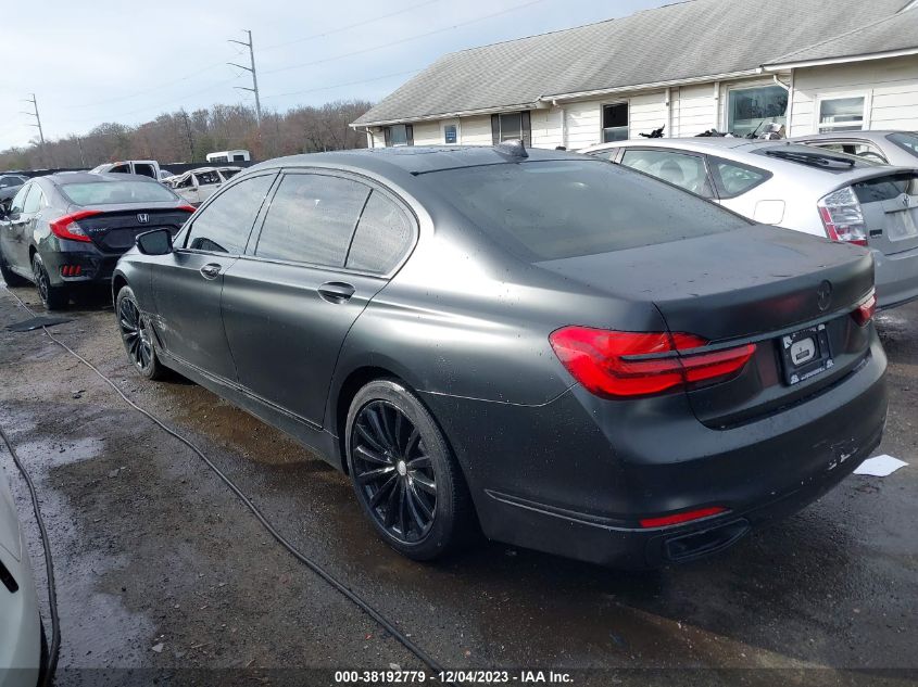 2018 BMW 740I XDRIVE - WBA7E4C51JGV24262