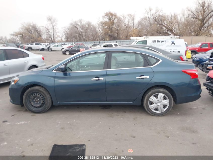 2016 NISSAN SENTRA SR/SL/S/SV/FE+ S - 3N1AB7AP0GY215402