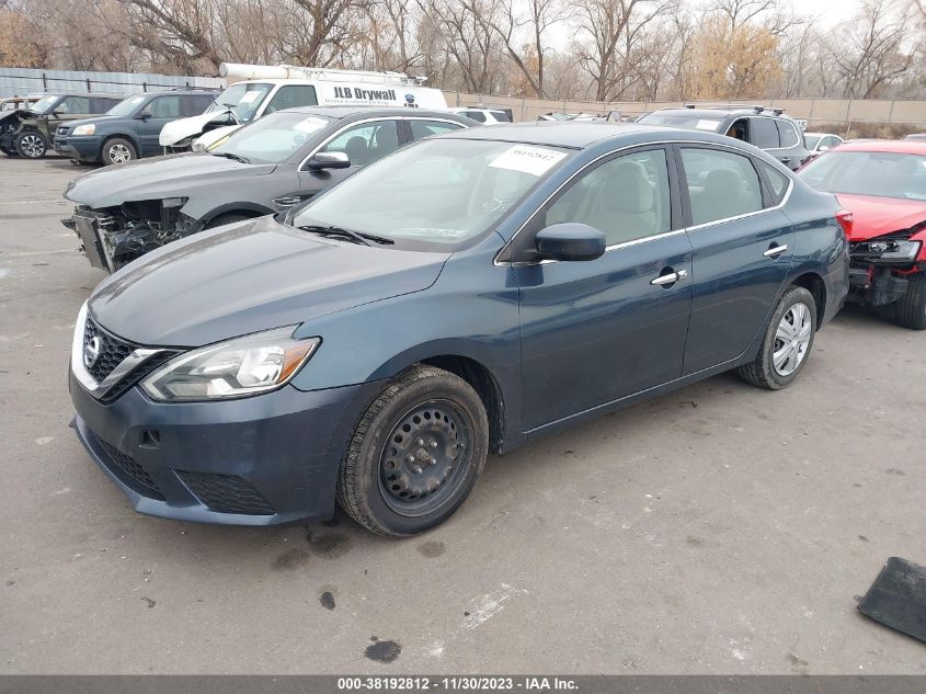 2016 NISSAN SENTRA SR/SL/S/SV/FE+ S - 3N1AB7AP0GY215402