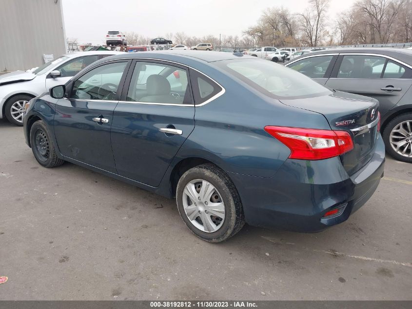 2016 NISSAN SENTRA SR/SL/S/SV/FE+ S - 3N1AB7AP0GY215402