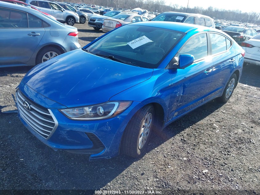 VIN KMHD74LF7HU128207 2017 HYUNDAI ELANTRA SE