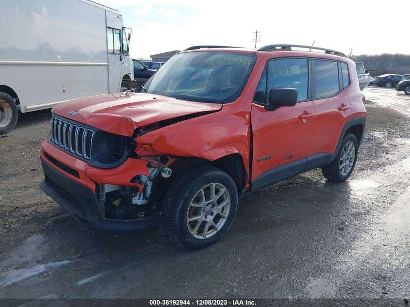 VIN ZACNJBABXKPJ73727 2019 JEEP RENEGADE SPORT