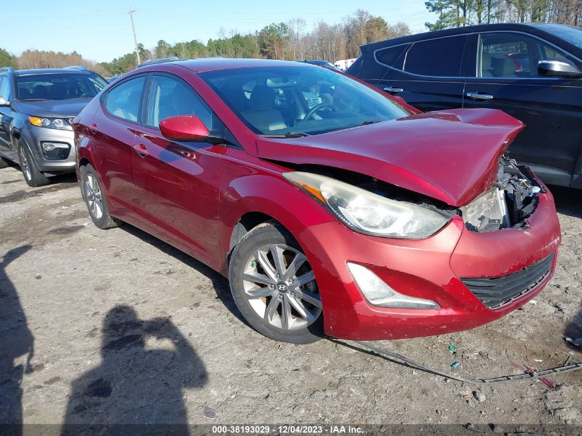 2016 HYUNDAI ELANTRA SE/SPORT/LIMITED - 5NPDH4AE4GH655660