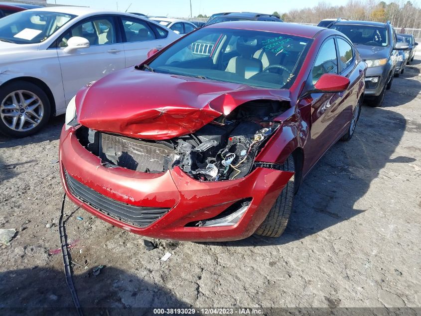 2016 HYUNDAI ELANTRA SE/SPORT/LIMITED - 5NPDH4AE4GH655660