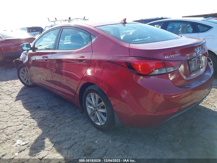 2016 HYUNDAI ELANTRA SE/SPORT/LIMITED - 5NPDH4AE4GH655660