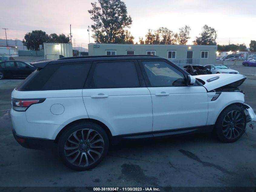2016 LAND ROVER RANGE ROVER SPORT HSE - SALWR2KF2GA662690