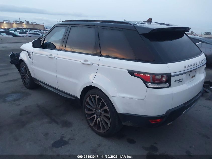 2016 LAND ROVER RANGE ROVER SPORT HSE - SALWR2KF2GA662690