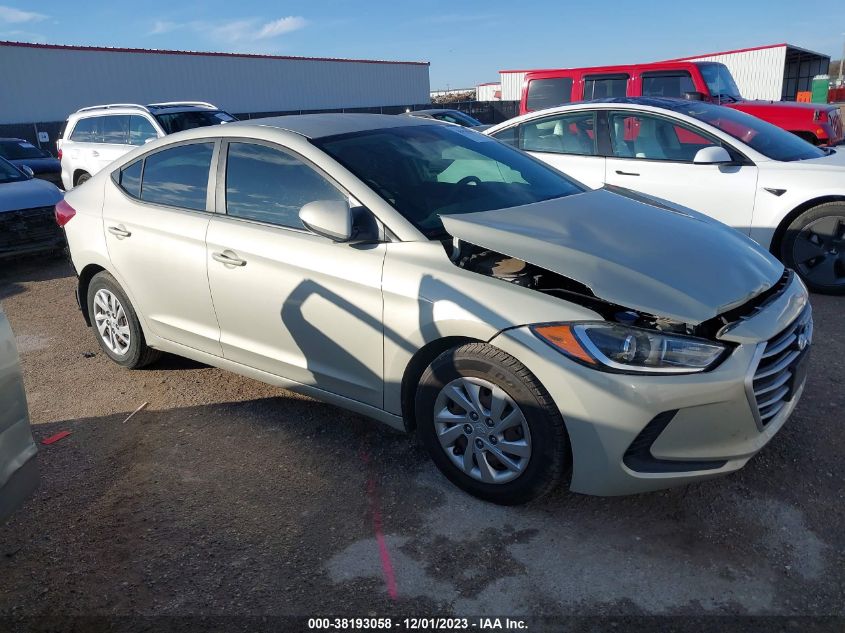 2017 HYUNDAI ELANTRA SE - KMHD74LF5HU087334