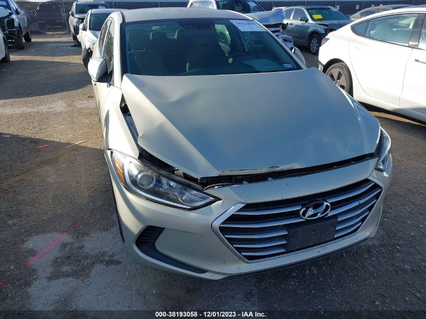 2017 HYUNDAI ELANTRA SE - KMHD74LF5HU087334