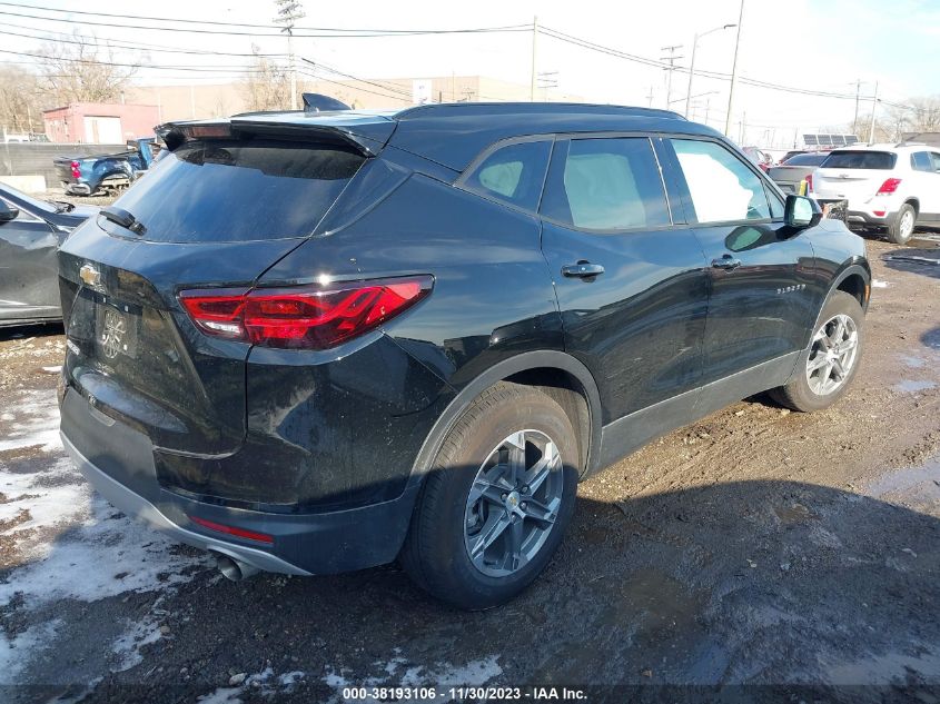 VIN 3GNKBCR4XPS228852 2023 CHEVROLET BLAZER 2LT