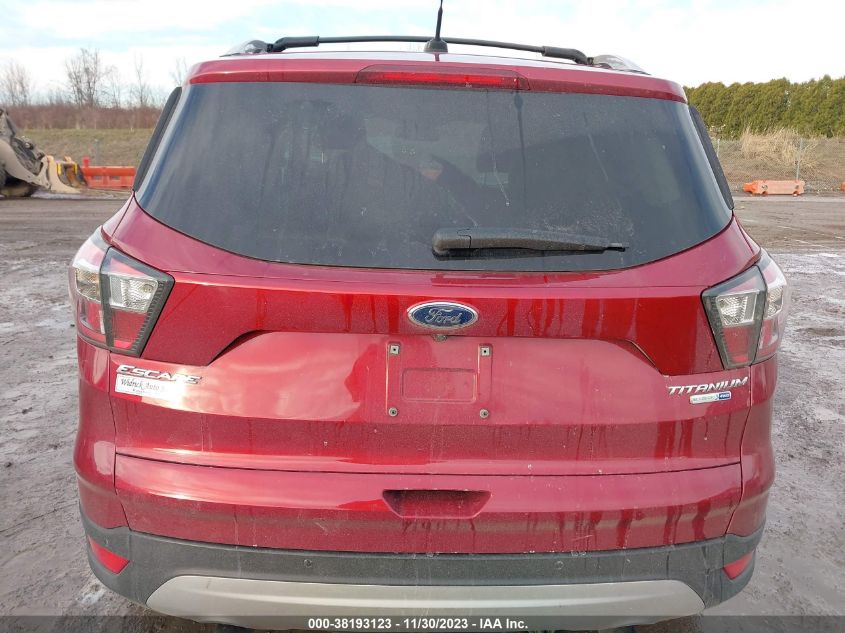 2017 FORD ESCAPE TITANIUM - 1FMCU9J96HUA87292