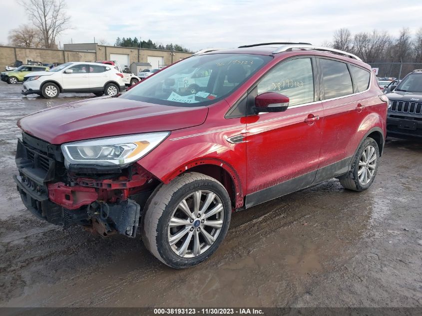 2017 FORD ESCAPE TITANIUM - 1FMCU9J96HUA87292