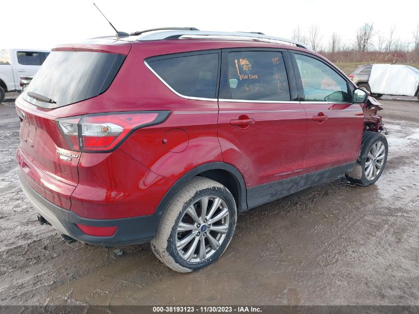 2017 FORD ESCAPE TITANIUM - 1FMCU9J96HUA87292