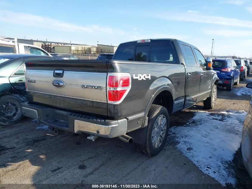 2013 FORD F-150 PLATINUM - 1FTFW1ET4DFA76440