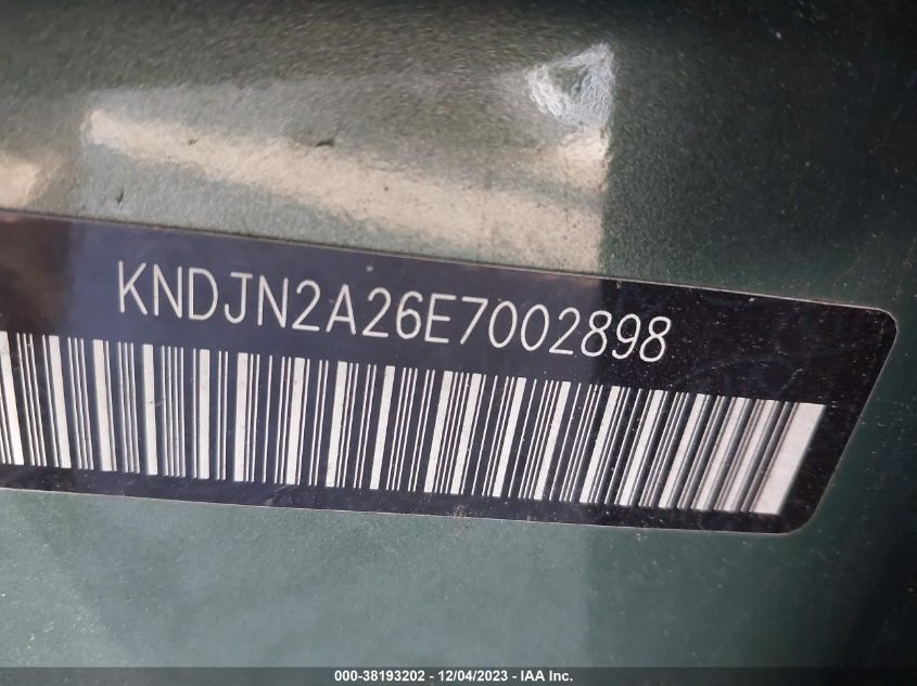 2014 KIA SOUL - KNDJN2A26E7002898