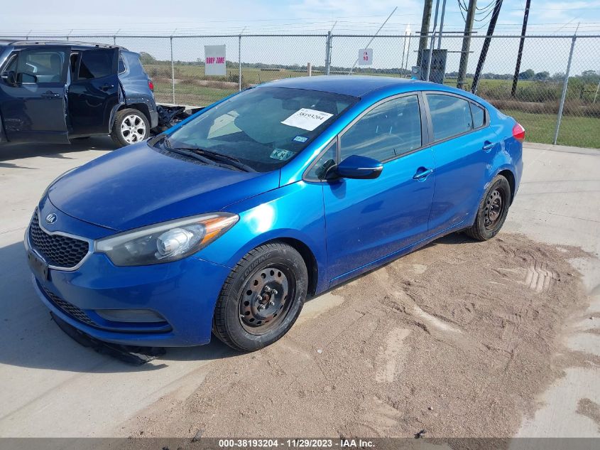 2015 KIA FORTE LX - KNAFX4A67F5320375