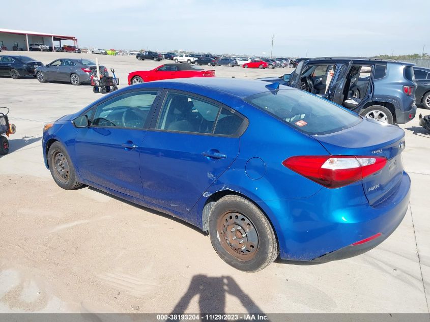 2015 KIA FORTE LX - KNAFX4A67F5320375