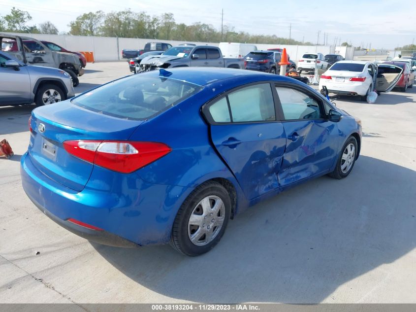 2015 KIA FORTE LX - KNAFX4A67F5320375