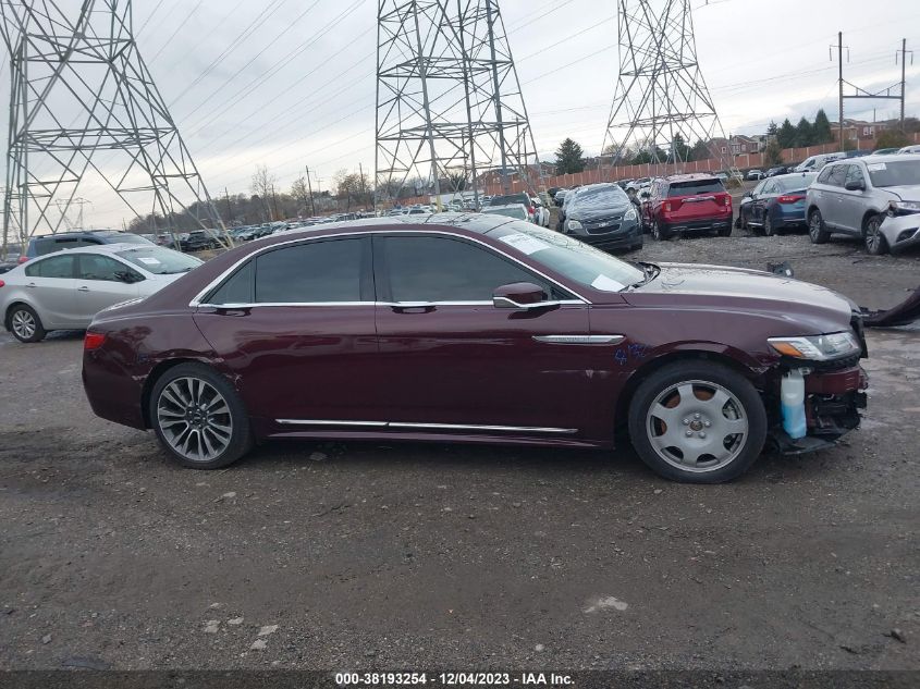 2017 LINCOLN CONTINENTAL RESERVE - 1LN6L9RP7H5630811
