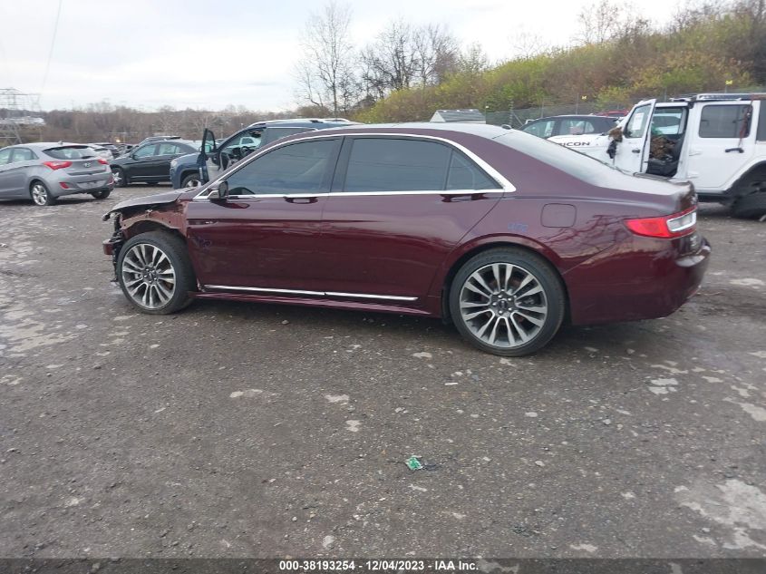 2017 LINCOLN CONTINENTAL RESERVE - 1LN6L9RP7H5630811