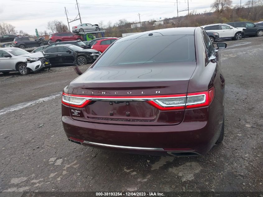 2017 LINCOLN CONTINENTAL RESERVE - 1LN6L9RP7H5630811