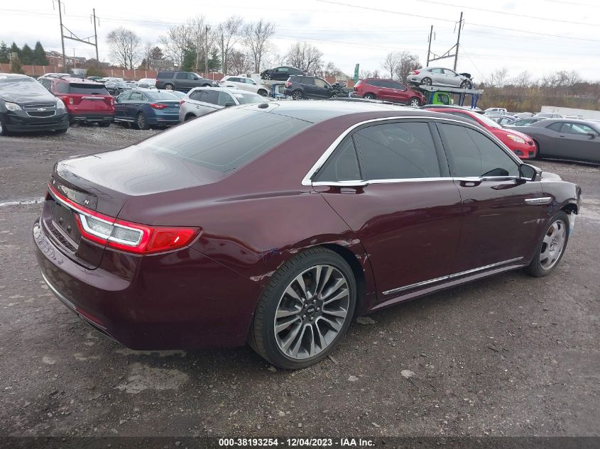 2017 LINCOLN CONTINENTAL RESERVE - 1LN6L9RP7H5630811