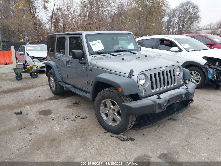 2015 JEEP WRANGLER UNLIMITED SPORT - 1C4BJWDG6FL658591