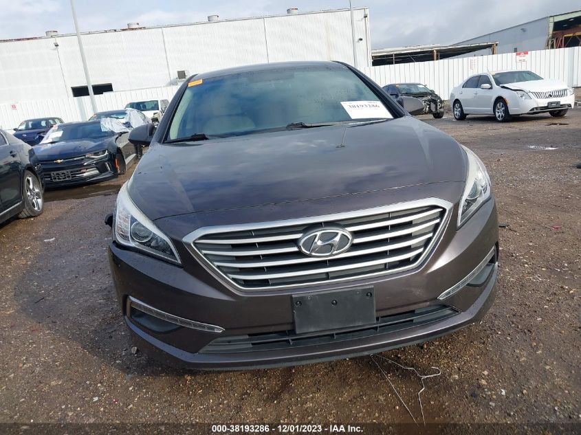 2015 HYUNDAI SONATA SE - 5NPE24AF8FH143283