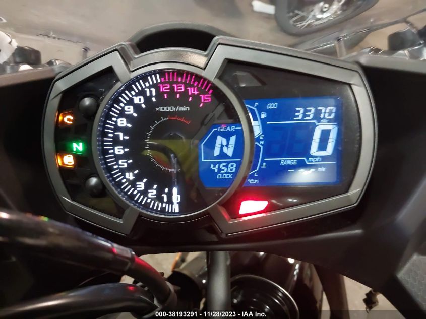 VIN JKAEXKG10PDAS0132 2023 KAWASAKI EX400