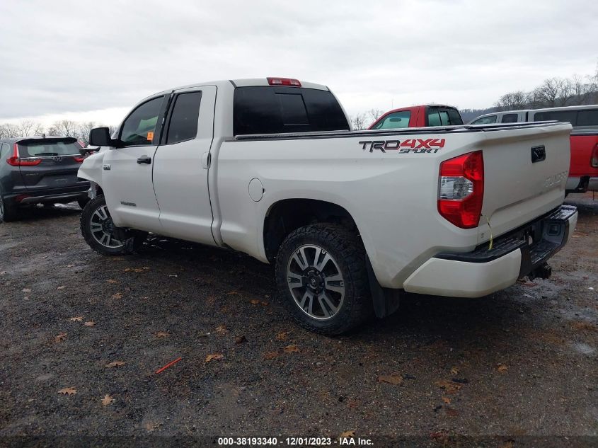 2019 TOYOTA TUNDRA DOUBLE CAB SR/SR5 - 5TFUW5F13KX834819