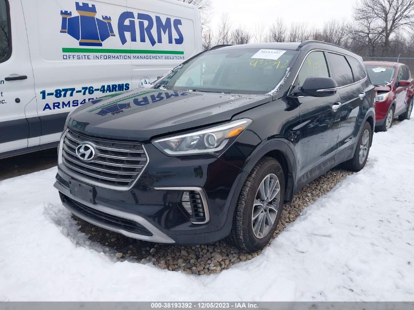 2017 HYUNDAI SANTA FE SE/LIMITED - KM8SNDHF9HU218044