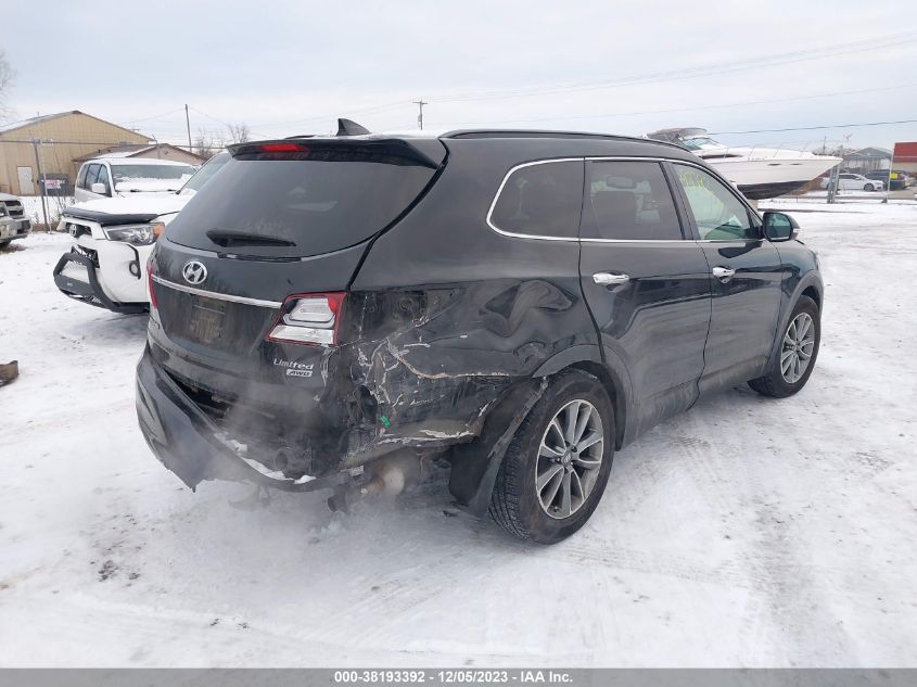 2017 HYUNDAI SANTA FE SE/LIMITED - KM8SNDHF9HU218044