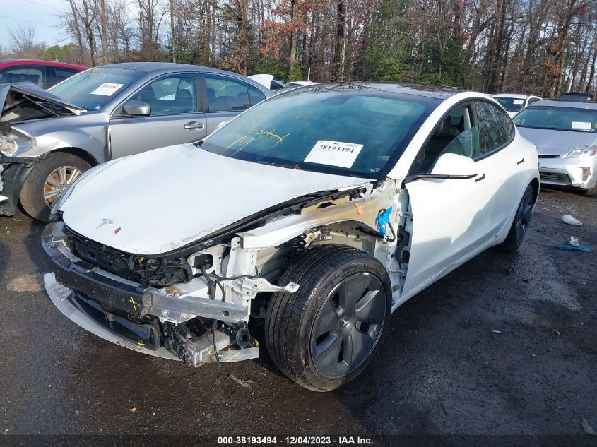 2022 TESLA MODEL 3 - 5YJ3E1EA5NF114977